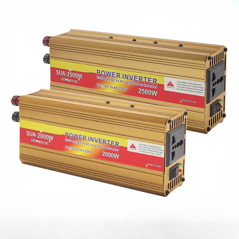 Inverter Household Truck 12V To 220V Power Converter Converter Booster Solar Energy