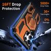 For Samsung Galaxy S25 Ultra Magnetic Case Rotating Kickstand PC + TPU Shockproof Drop-proof Phone Cover