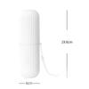 Travel Portable Toothbrush Box Toothpaste Holder Cup Bathroom Products (White)