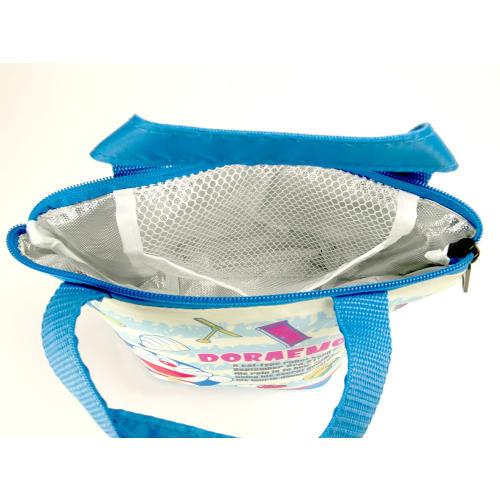 Asahi Koyo Doraemon Insulated Lunch Bag, Blue, Approx. 25cm W X 16cm H X 12cm D, Includes Ice Pack Pocket