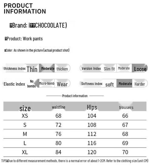 :CHOCOOLATEit Women's Cropped Wide-Leg Denim Cargo Pants