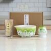 4PCS Stirring Bamboo Ceramic Japanese Matcha Tea Set Reusable Food Grade Matcha Whisk Safe Japanese Chasen