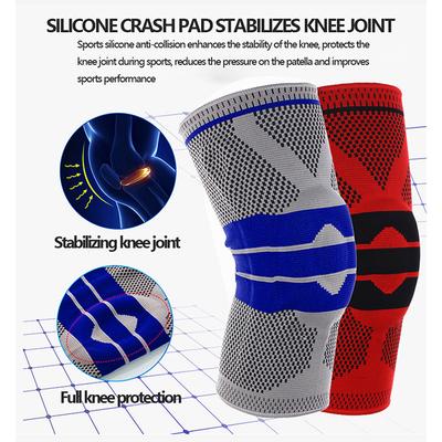 1 STÜCK Knieschützer Kniebandage Unterstützung Kompressionsmanschette Atmungsaktives Polster für Laufen Joggen Sport
