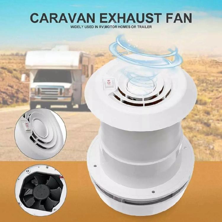 Vent Ceiling Exhaust Fan for RV Motorhome Trailer Powerful Silent Extractor Fan