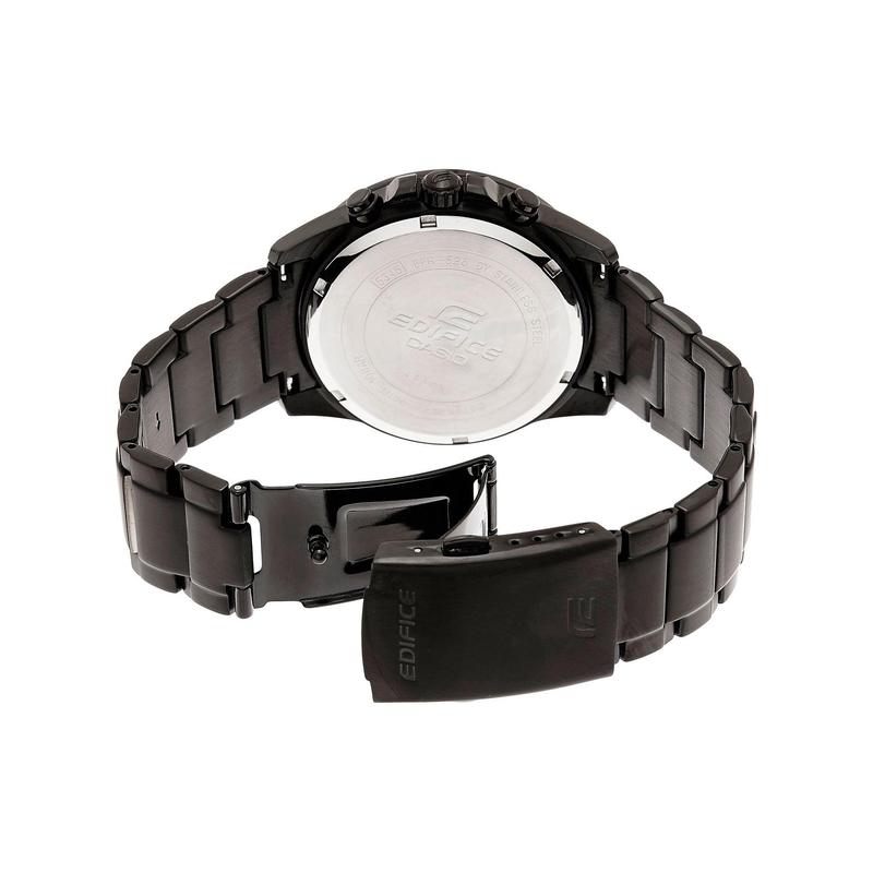 Casio EDIFICE Series Unicorn Steel Strap Waterproof Business Recommendation Quartz Movement Stainless Steel Strap Japanese and Korean EFR-526BK-1A1
