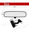 Espelho retrovisor universal de pós-venda para Toyota Prius, Alphard, Hiace, Vellfire, Voxy, Noah, Estima, Probox, etc.. (Murakami 7225)