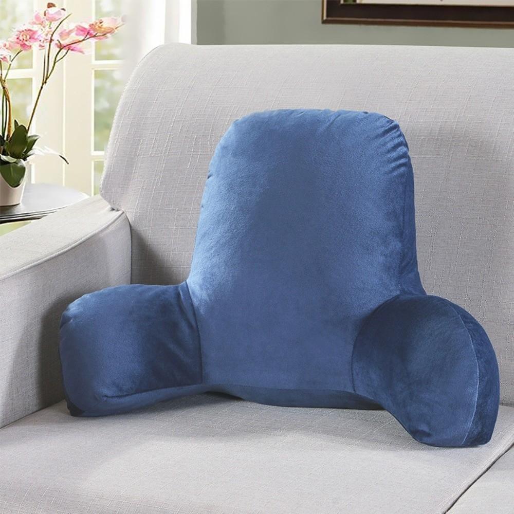 Relaxation with Armrests Back Cushion Solid Color Sofa Lumbar Backrest PP Cotton Waist Support Seat Seating Support