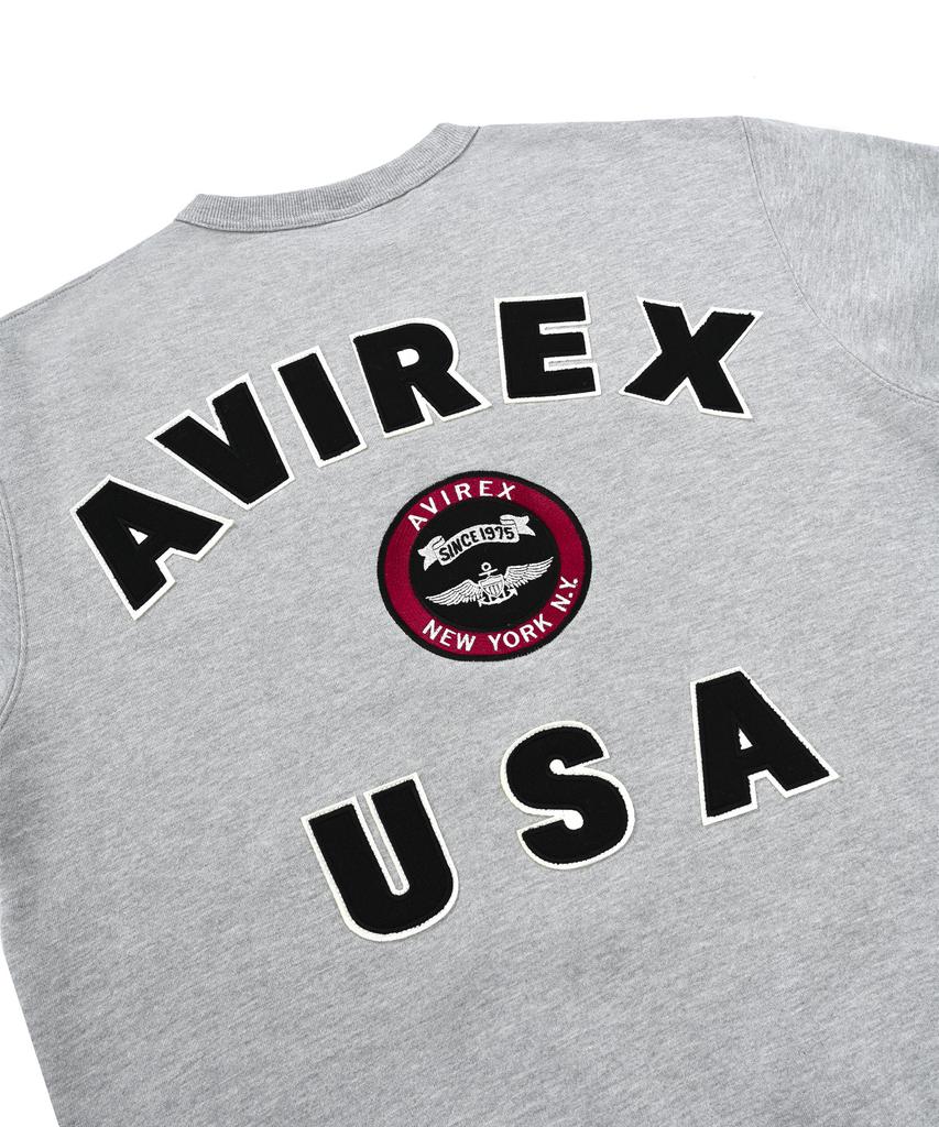 Abilegseu Varsity Logo Crewneck Sweatshirt / Grey 7833932007