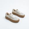 Waterproof German Training Shoes Plus Velvet Autumn and Winter Board Shoes Thick Sole Casual Small White Shoes Large Size Women's Shoes