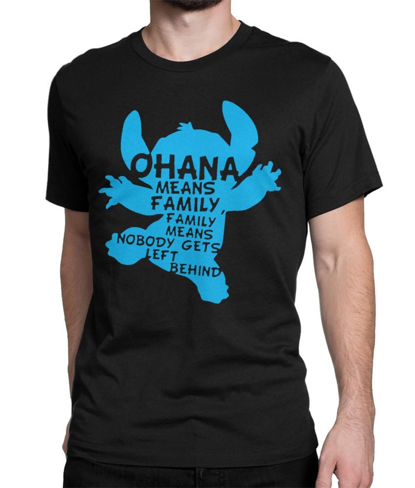 Lilo and Stitch Ohana Means Family T-Shirt, Men s and Women s Sizes S
