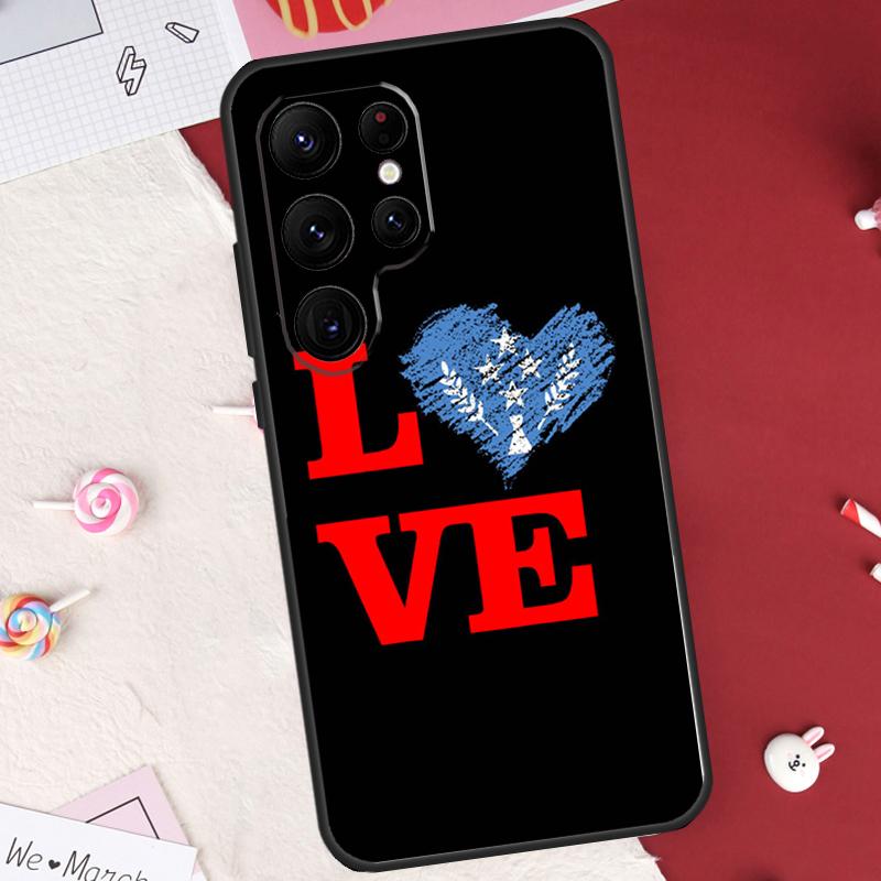 Kosrae Flag Case For Samsung Galaxy S26 Ultra S20 S21 S22 S23 S24 S25 Ultra S10 Plus S25 FE Cover Shell