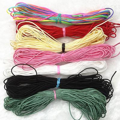 10 Meter/Los 1,0 mm Nylon-Kordel Faden Chinesischer Knoten Makramee-Kordel Armband Geflochtene Schnur DIY Quasten Perlenfaden Faden