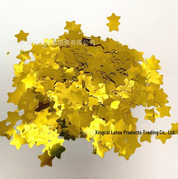 Colorful Transparent Confetti Balloon Filler - 1.5cm Round, 500g for Wedding Decor