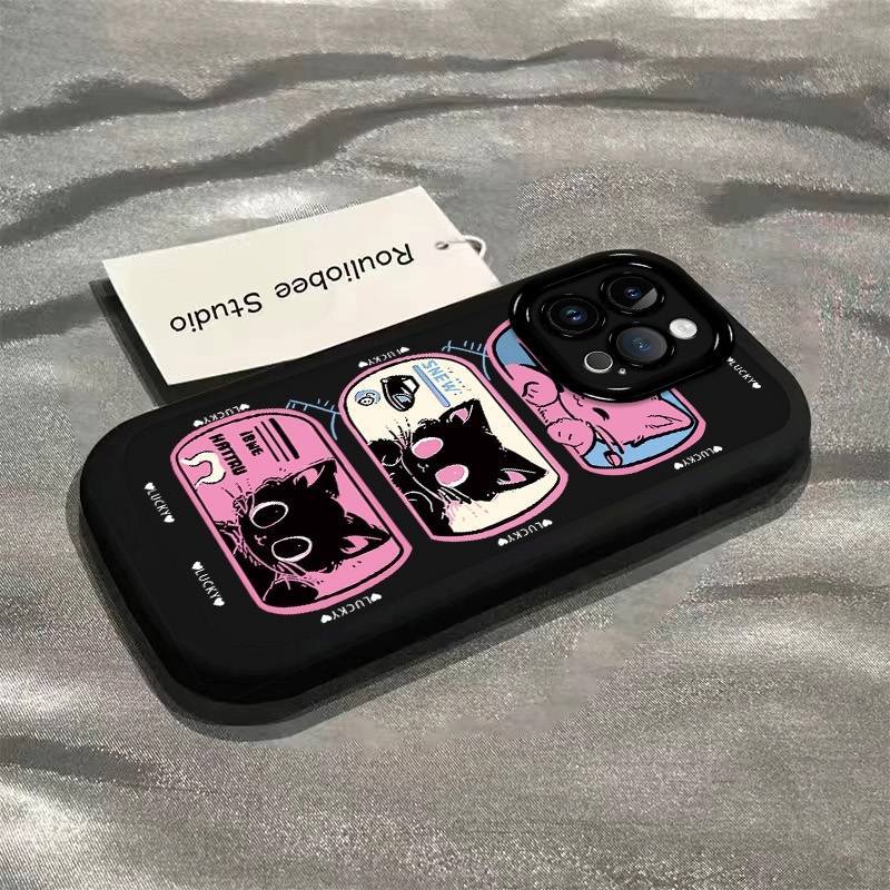 Gong Ge Cat for Apple 16 Phone Case 13 Protective Case for IPhone 15 Fun 14 Cartoon 12 Soft