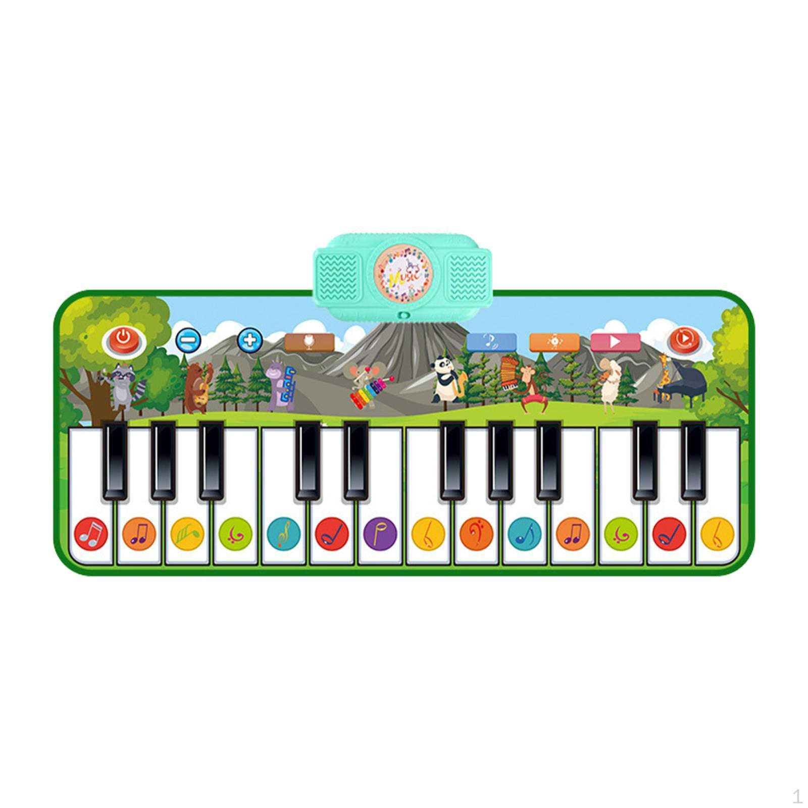 

Коврик для пианино для малышей 14 клавиш 8 музыкальных инструментов animal