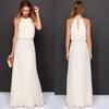 New Summer Sleeveless Pleated Evening Gown for Women - European & American Style