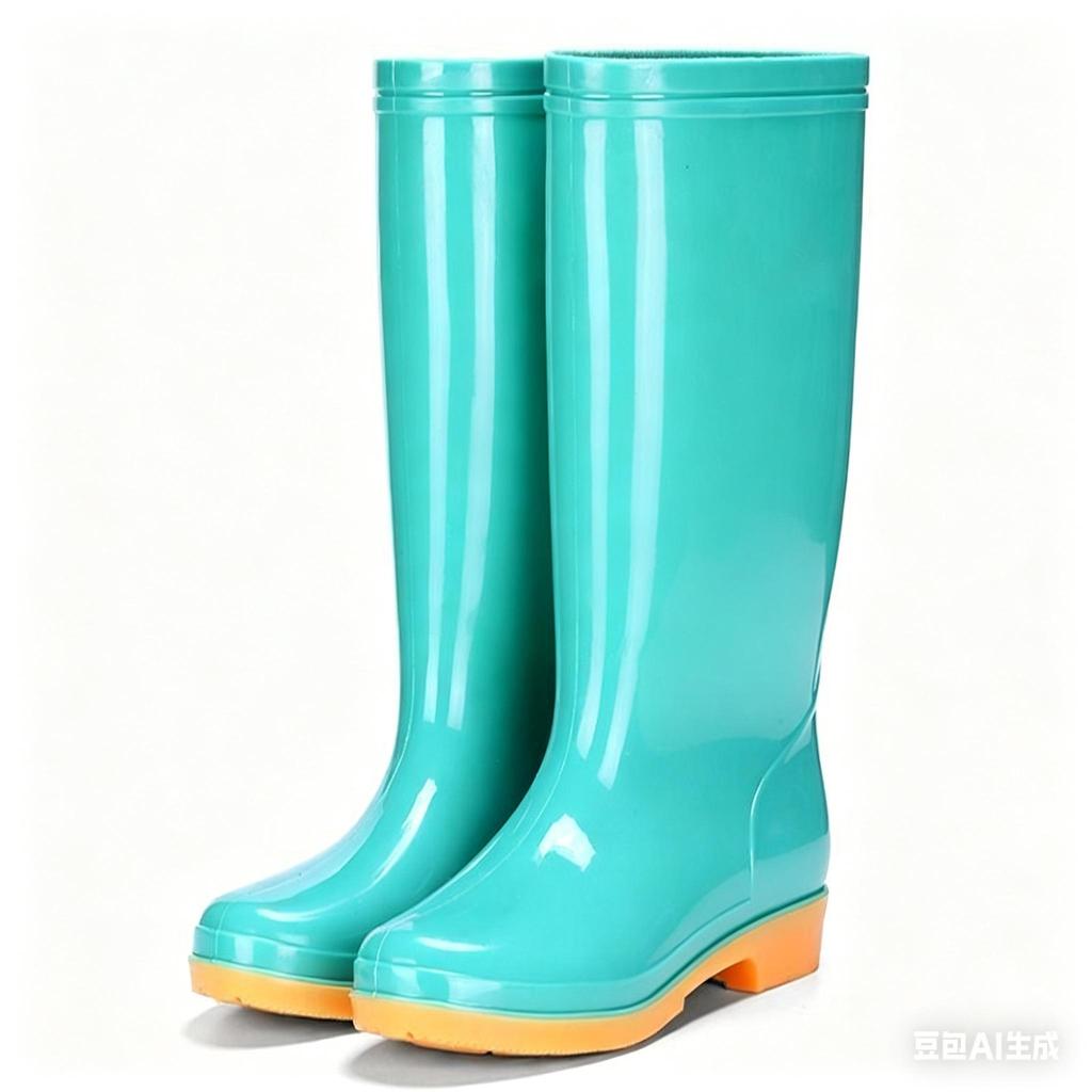 Rain Shoes Women's Medium Tube Waterproof High Tube Non-slip Rain Boots Women's Short Tube Adult Warm Cotton Low Tube Water Shoes Women