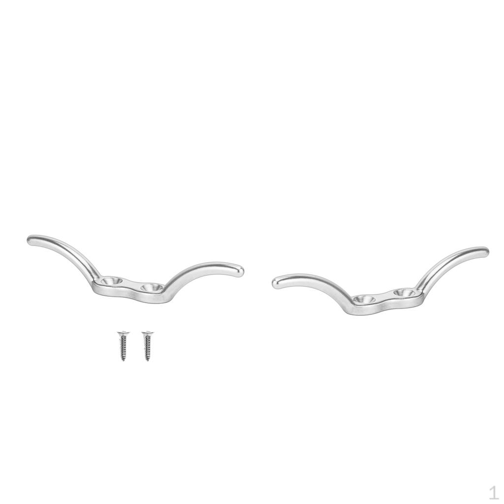 

150 MM STAINLESS STEEL 316 ROPE CLEAT X 2