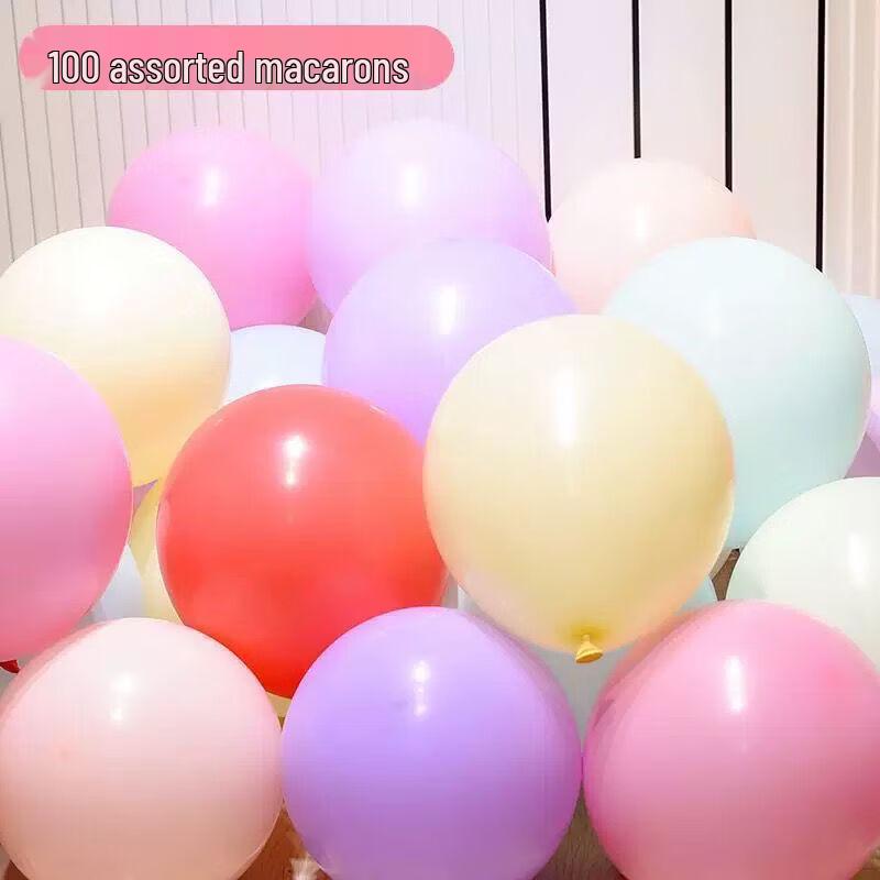 Thickened Macaron Round Latex Balloons