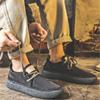 Men's Casual Shoes Suede Genuine Leather Men Comfortable Driving Flats Mens Wear-resisting Non-slip Retro Desert Shoes