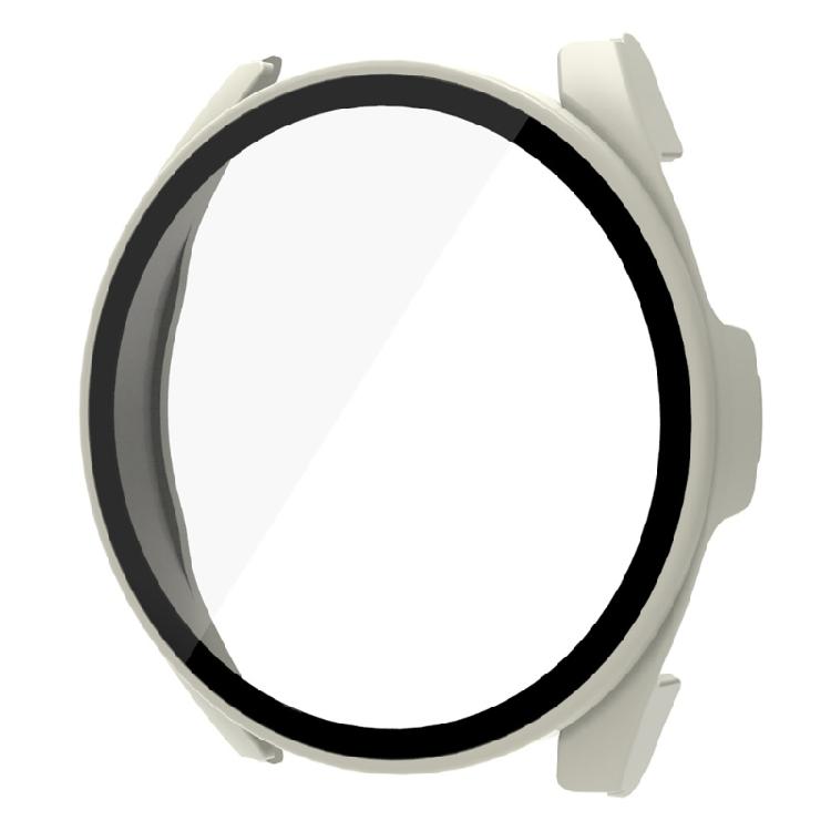 Dla Watch S2 Obudowa PC-Shell Szkło Hartowane Osłona Ekranu Etui Zderzak-Pokrywa Obudowa biały