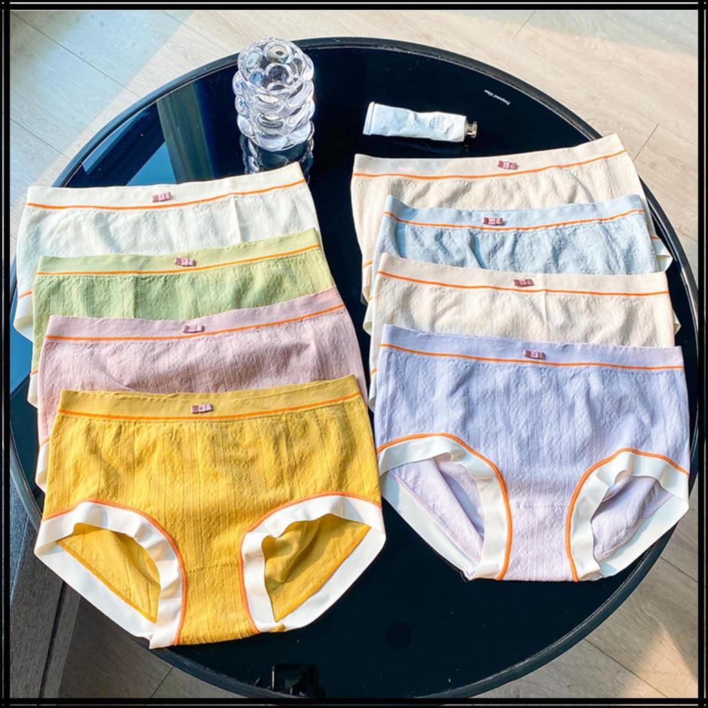 White Fang Soft Daily Pop Waffle TT543 Women's Panties, Cream,