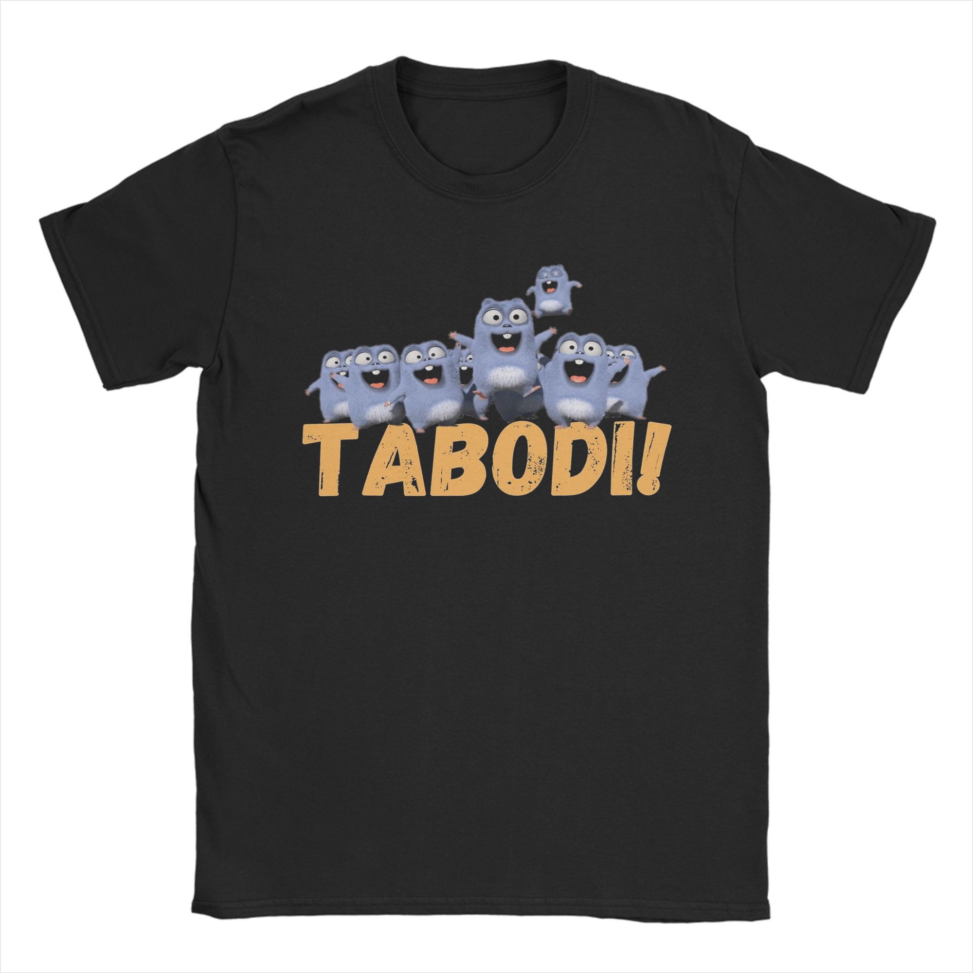 

Tabodi Grizzly and Lemmings T Shirt Animation Pure Cotton Clothing Fashion Short Sleeve Round Collar Tee Shirt - Men s Summer... S разноцветный