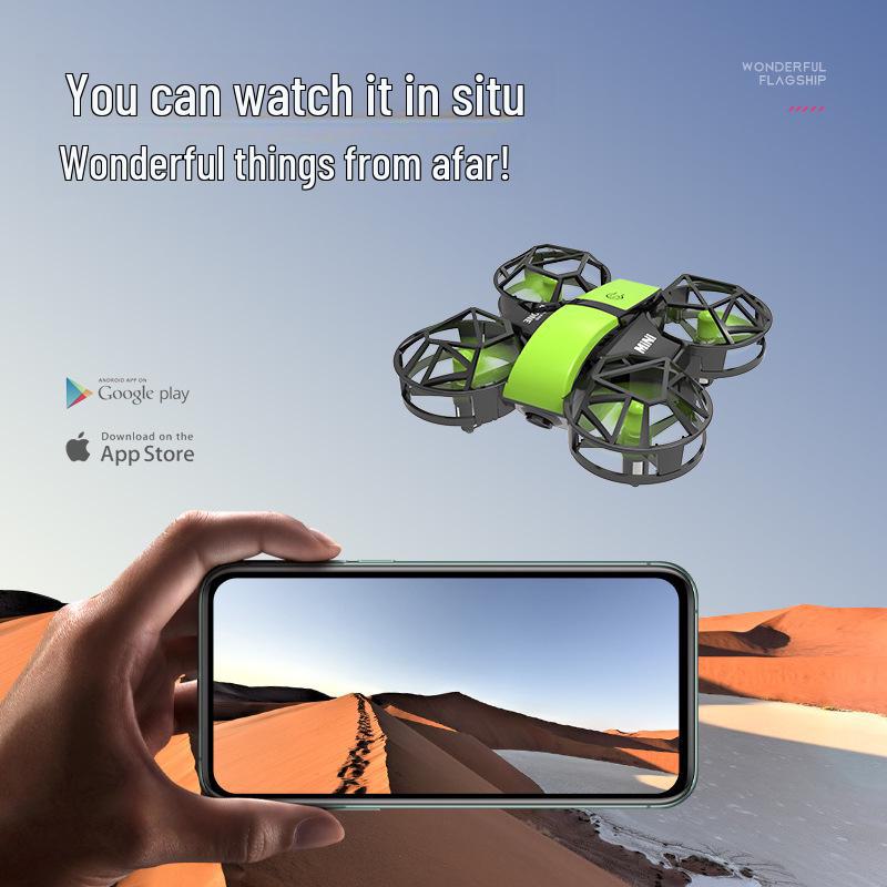 Lingke Advanced Mini-Drohne mit Kamera – Schwarz, ferngesteuertes Spielzeug für Kinder