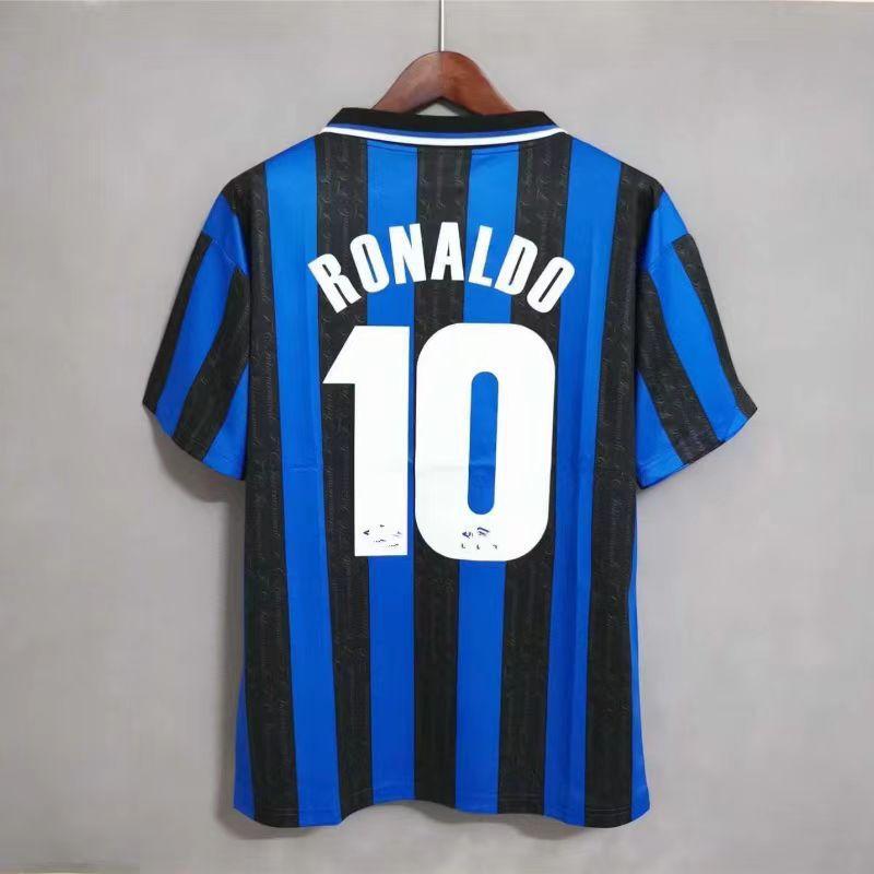 Vintage Jersey Football Jersey Classic Country Milito Ronaldo Maldini Sneider Bergkamp Jersey