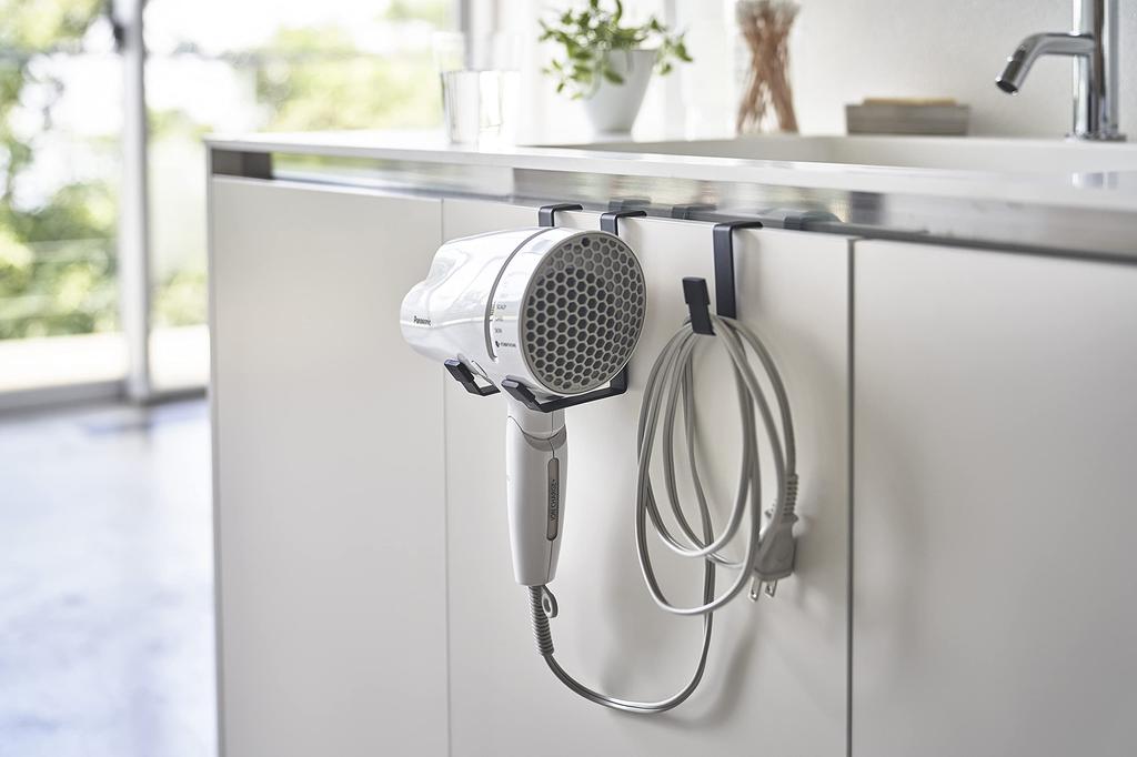 Yamazaki Jitsugyo 5386 Suport Uscător Negru L8xAd11xÎ11cm Tower Depozitare Ușoară Aprox.