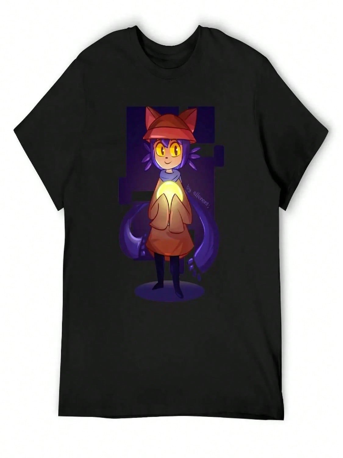Niko! - OneShot T-Shirt Custom T Shirt Funny Shirt Cotton Anime T Shirts Oversized T Shirt Men S разноцветный