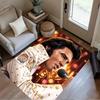 Elvis Presley Roses Carpet Perfect for Decorate room Foyer Dormitory Balcony Anti-slip Rug Anime Office Decor Perfect Gift for Friends & Family