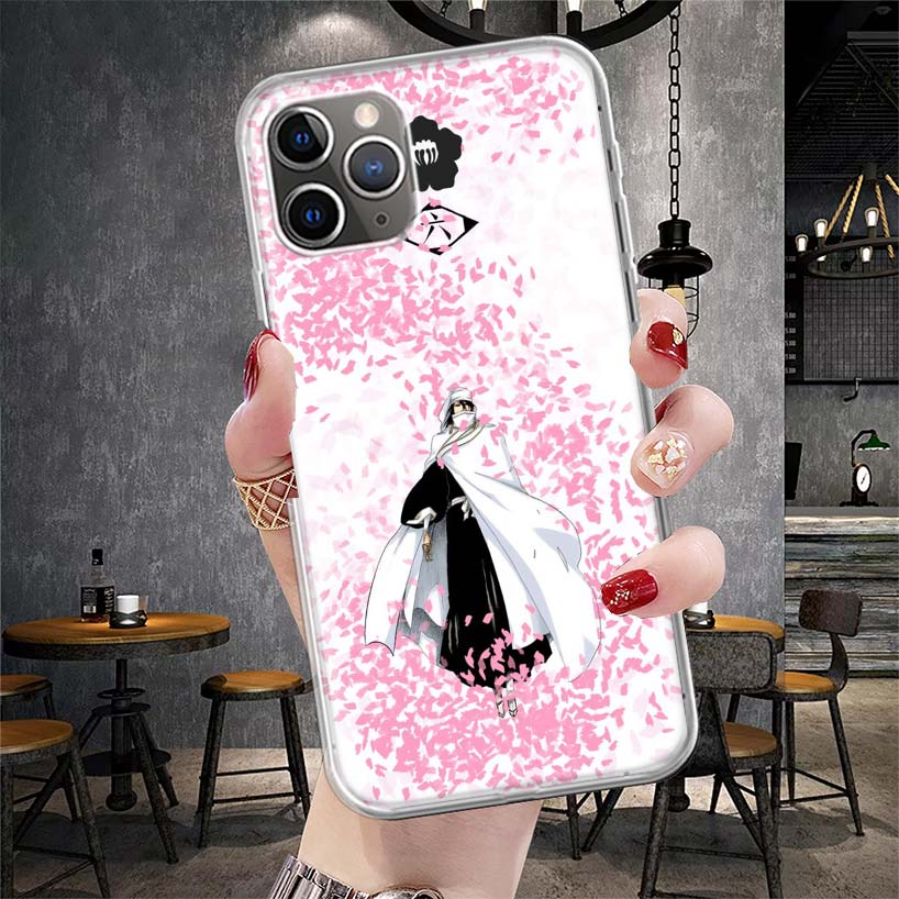 Bleach Kuchiki Byakuya Soft Phone Case For IPhone 11 17 Air 16E 16 Pro Max 15 + 14 Plus 13 Mini 12 Apple 7 SE 8 Fundas Coque 11