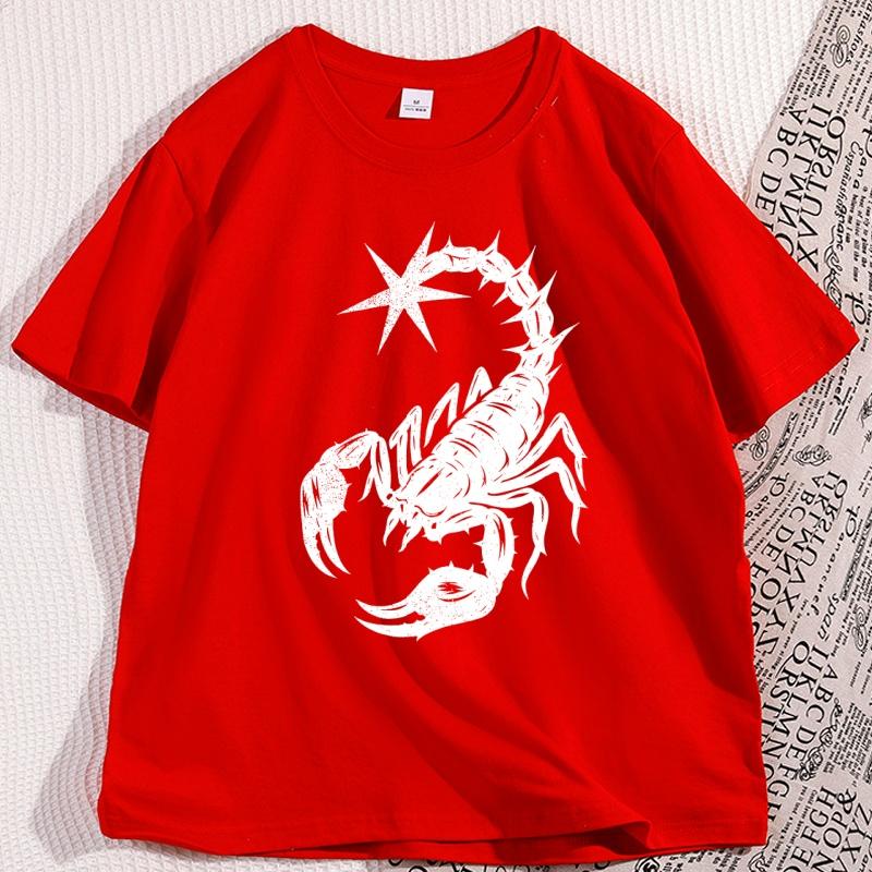 

Y2K Scorpion T Shirt Men Women Y2k Graphic Tees Funny Cotton Short Sleeve Round Neck Tshirt Mens Streetwear High Quality Tops S