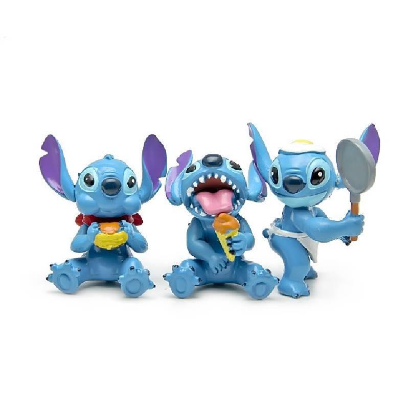 Dancing Singing Stitch Ice Cream Food And Music Theme Mini Model Set Decoration