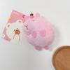 Cute Capybara Plush Dolls Pendant  Delicate Soft Stuffed Dolls Keychain Cartoon Backpack Decoration Accessories Gifts
