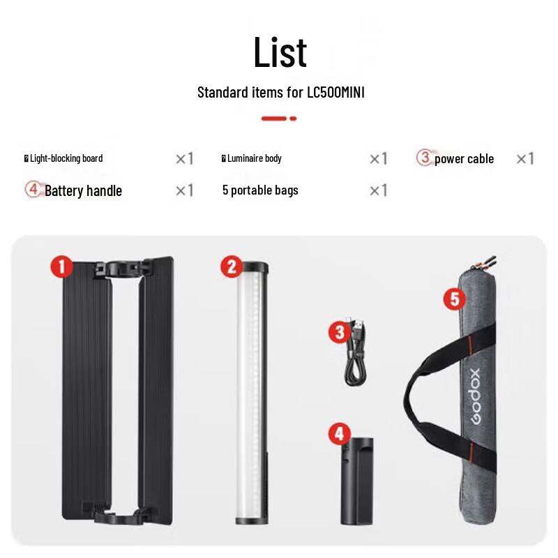 

Godox LC500Mini Bi-color LED Light Stick