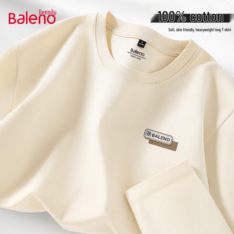 Baleno Men s Pure Cotton Long Sleeve Round Neck Top 5XL