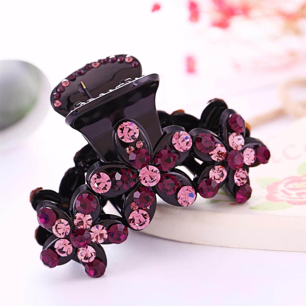 9cm Long Fancyin Hair Claws Women Hair Accessories New Fashion Rhinestone Hair Clip Acetate Crystal