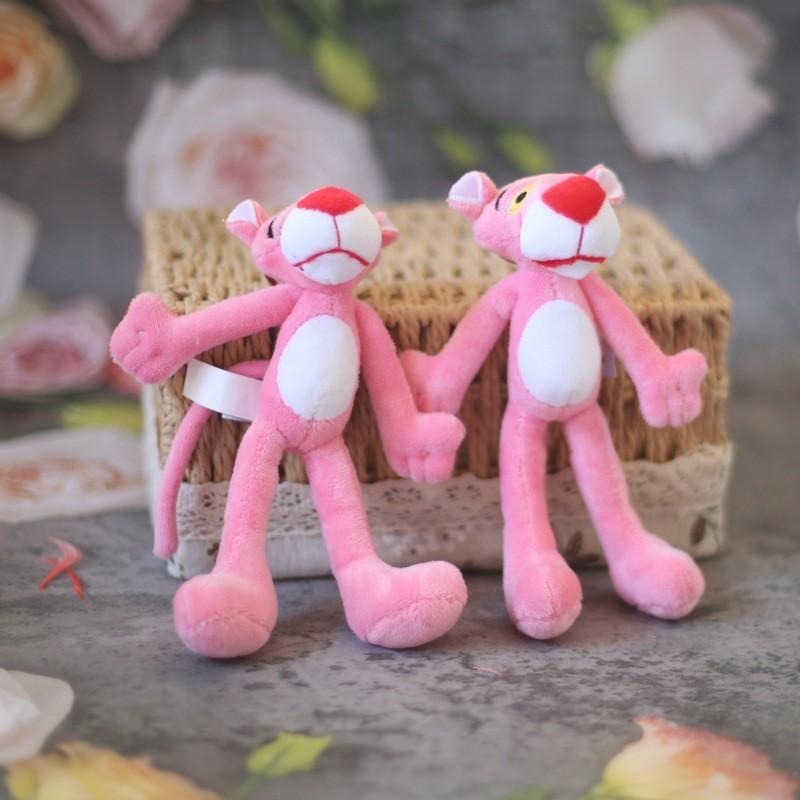 Charming Pink Plush Pendant Adorable Bag Decoration Soft Keychain