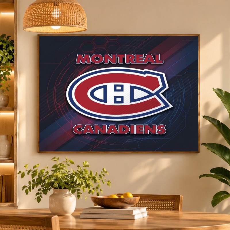 5D Diamond Painting Montreal Canadiens DIY Full Drill Diamond Art Kit Home Decoration