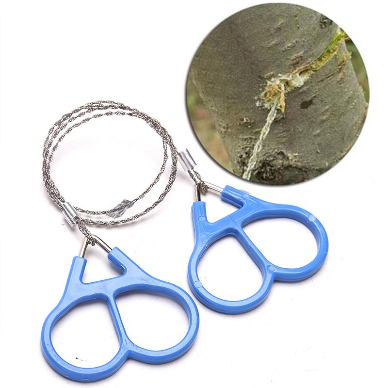 Portable Stainless Steel Wire Saw Cutter Hunting Camping Travel Survival Tool
