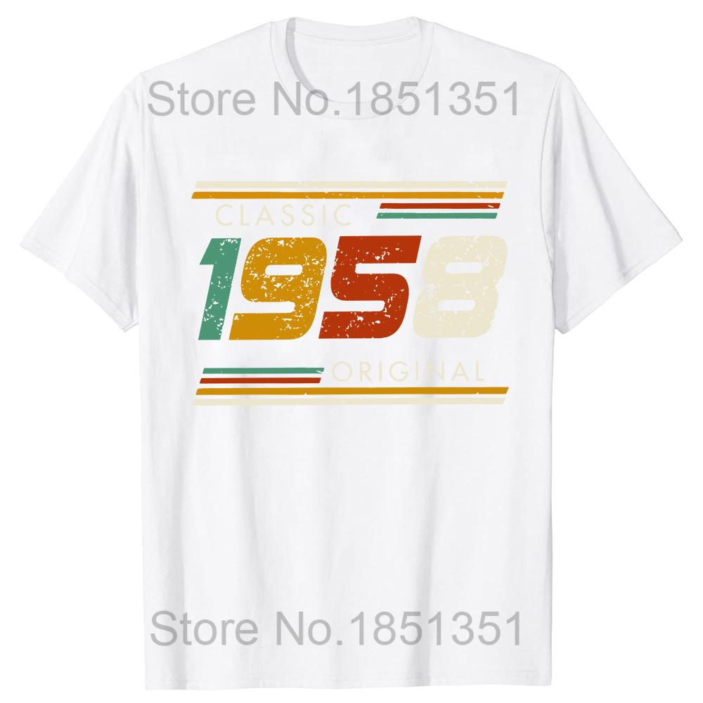 Novelty Awesome Made In 1958 T Shirts Graphic Cotton Streetwear Short Sleeve Birthday Gifts Summer Style T-shirt Mens Clothing