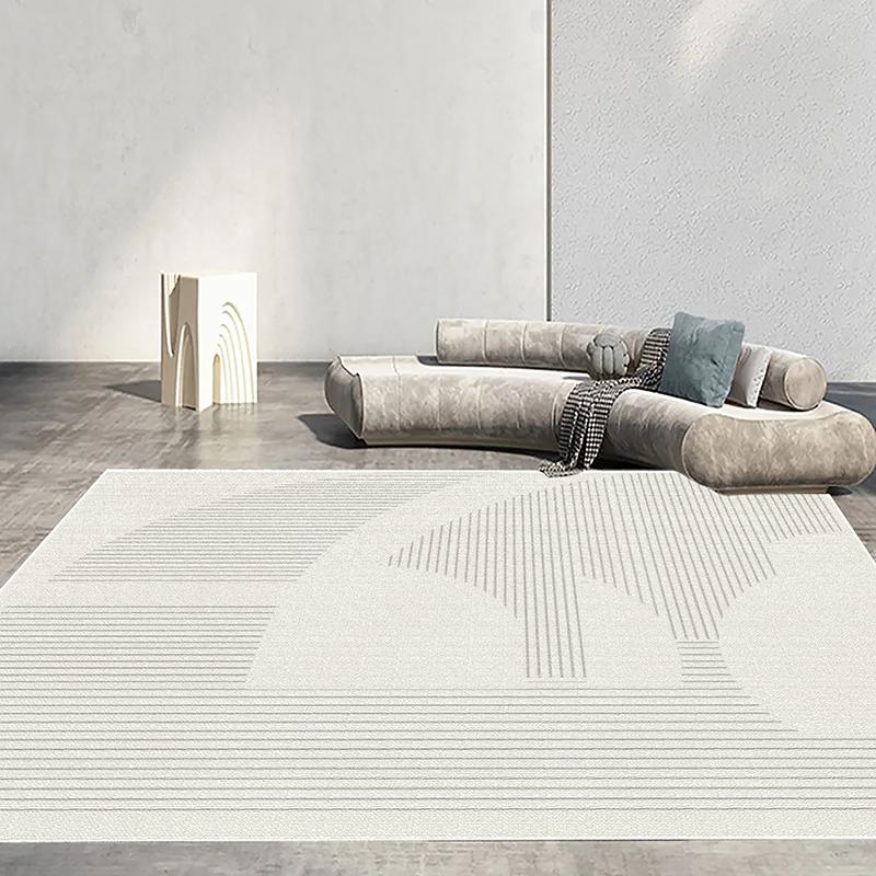 Moderní Jednoduchý Velký Koberec pro Dekoraci Obývacího Pokoje Abstraktní Koberce Pohodlný Protiskluzový Ložnicový Koberec Pratelná Podložka pod Stůl