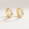 French light luxury tulip earrings women's retro flower earrings personality temperament jewelry