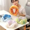 Snap-fastener U-shaped Pillow Skin-friendly Headrest Practical Office Nap Neck  Train