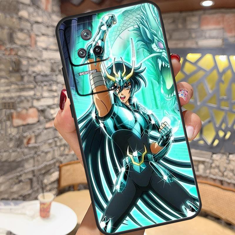 Saint Seiya Shiryu Case For Xiaomi 14T Pro 13T 11T 12T 13 14 15 Ultra POCO X6 X7 Pro X3 X5 M6 F5 F6 Pro Cover