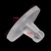 100 Pieces Soft Clear Earring Backings Silicone Rubber Safety Back Pads Backstops Replacement for Earring Studs Hoop DIY