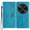 For Xiaomi Redmi A4 5G Wallet Phone Case Butterfly Floral Imprint Leather Flip Cover