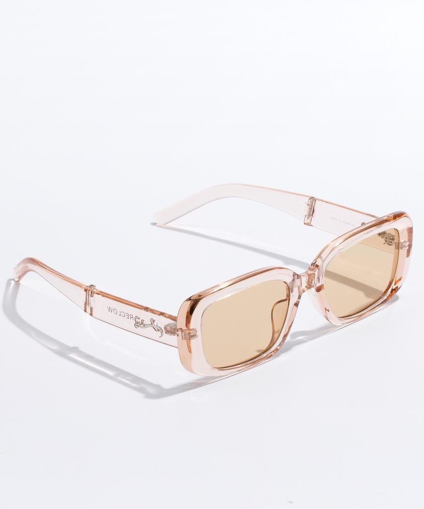Likkeullou Rc Maye Folder Sunglasses Peach